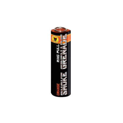 Orange Smoke Grenade